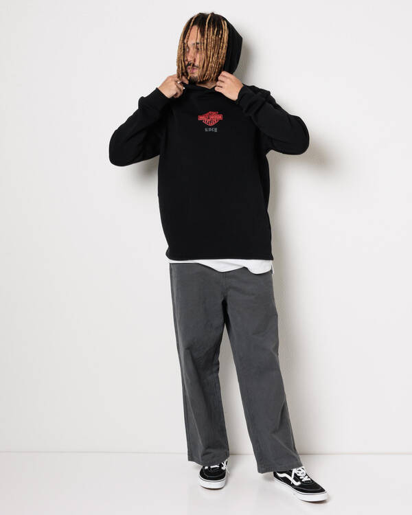 Kiss Chacey Harley-Davidson Powertrain Layered Hoodie for Mens