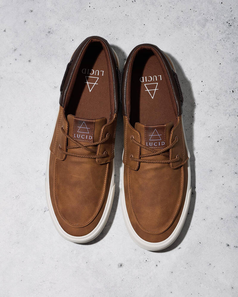 Lucid Anchor Deck Boat Shoe for Mens
