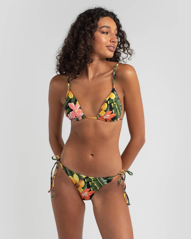 Volcom Dot The Island Reversible Sliding Triangle Bikini Top for Womens