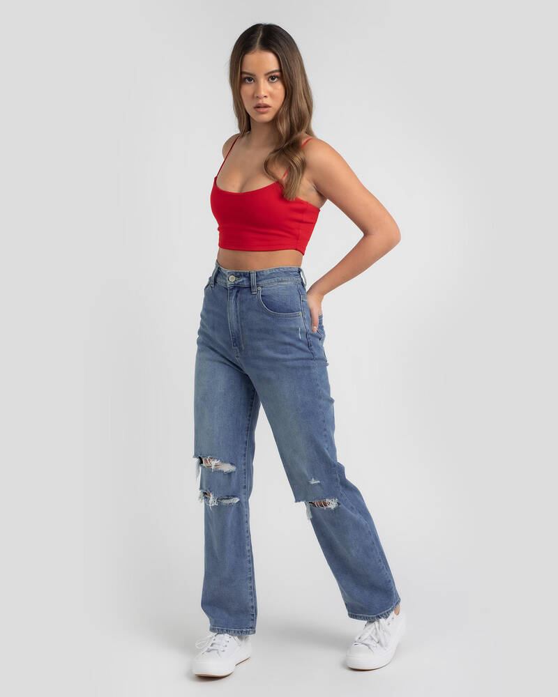 Mooloola Moss Crop Top for Womens