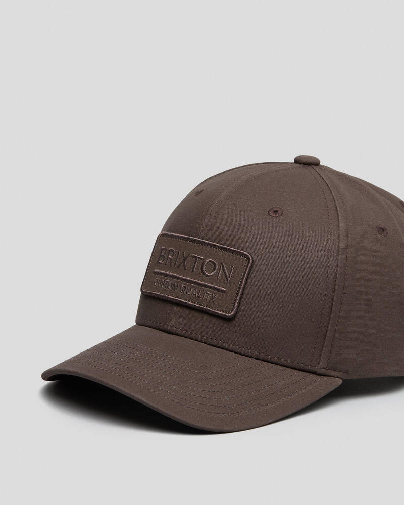 Brixton Hats Rival MP Snapback Cap - Blue-Burnt Orange - Village Hats