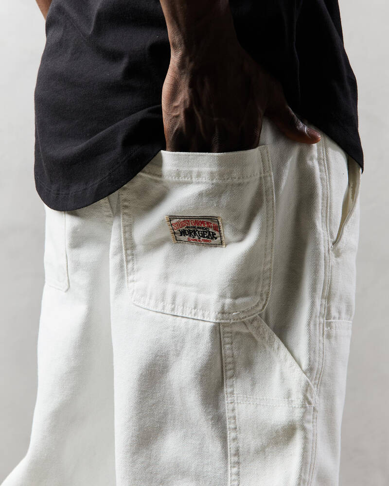 Stussy Canvas Work Pants for Mens