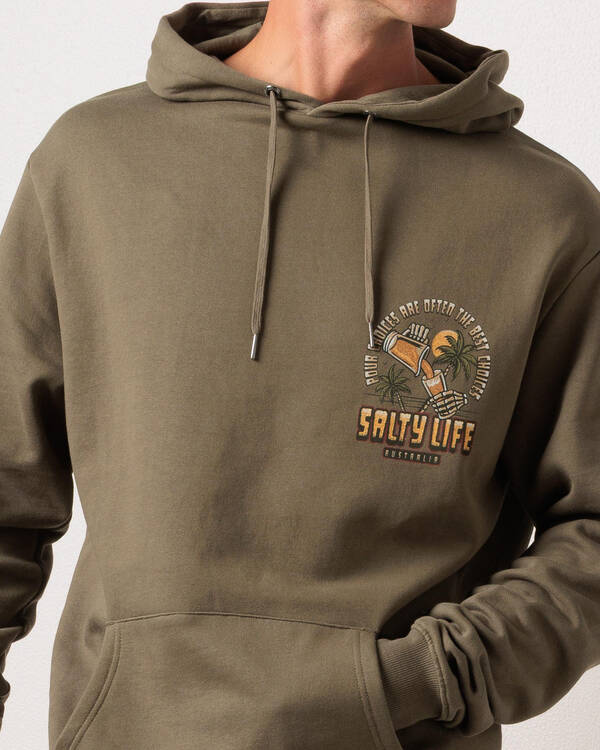 Salty Life Pour Choices Hoodie for Mens