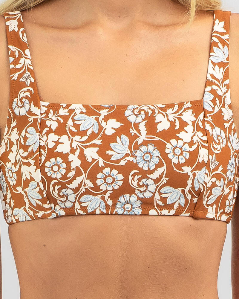 Rhythm Highland Paisley Hidden Support Bikini Top for Womens