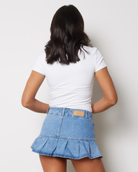 DESU Britney Denim Skort for Womens image number null