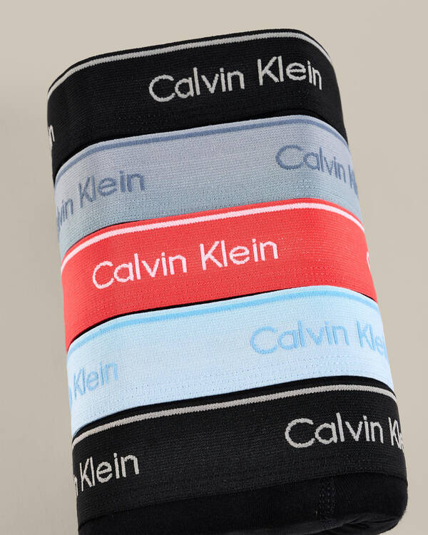 Calvin Klein 100% Cotton Trunk 5 Pack for Mens