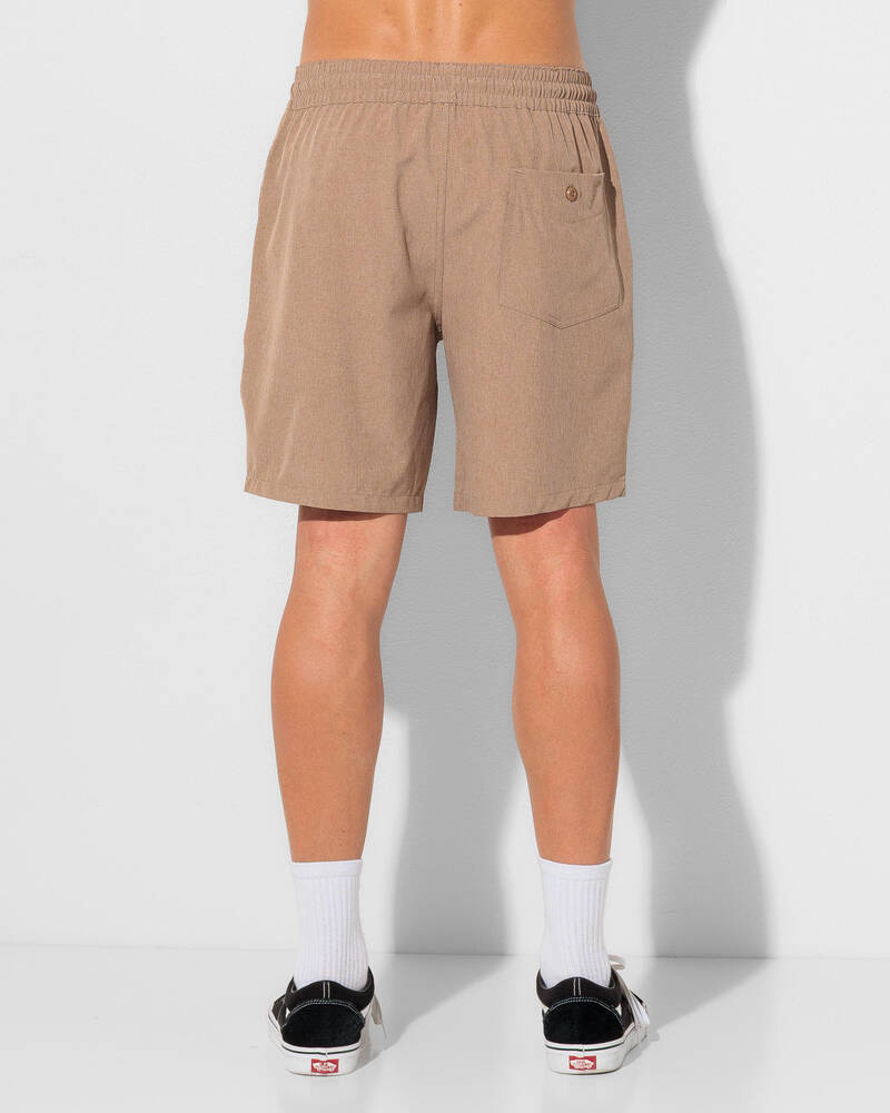 Stones Elastic Waist Hybrid Shorts, 01, hi-res
