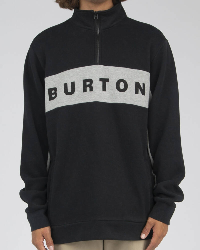 Burton Lowball Quarter Zip Fleece Sweatshirt for Mens