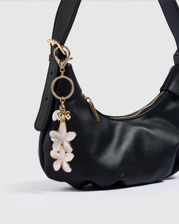 Karyn In LA Frangipani Pearl Bag Charm for Womens