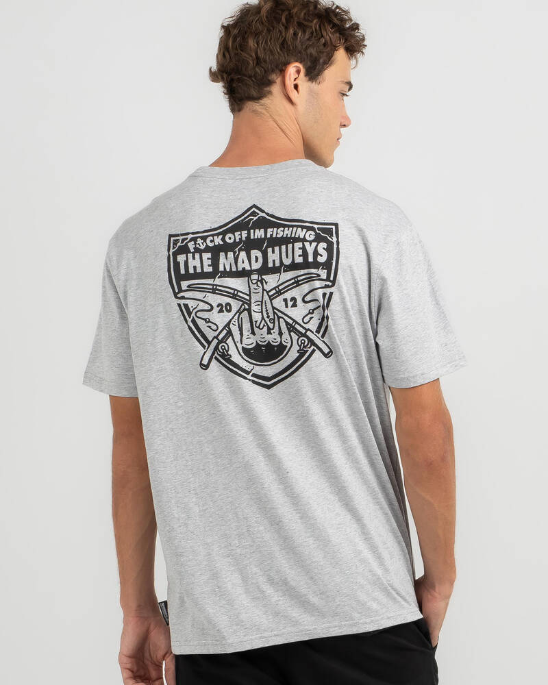 The Mad Hueys Raider Fk Off Fishing T-Shirt for Mens