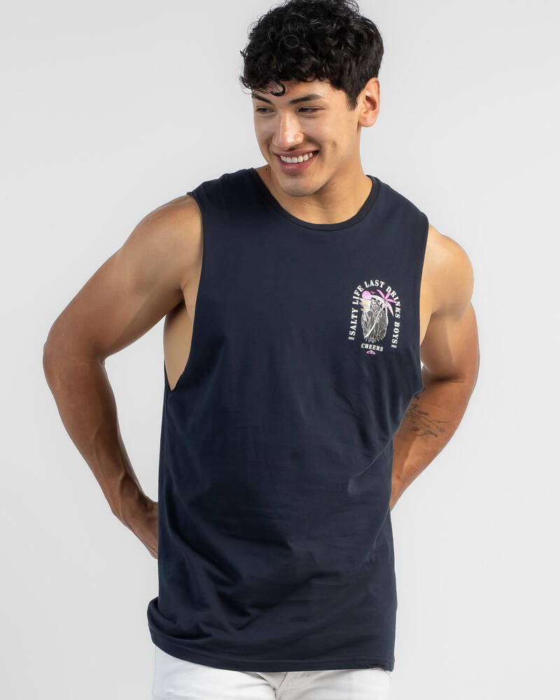 Salty Life Reaper Muscle Tank for Mens