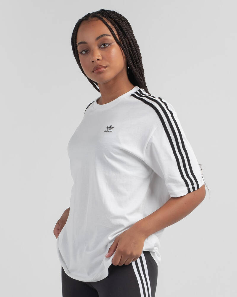 adidas 3 Stripes Oversized T-Shirt for Womens