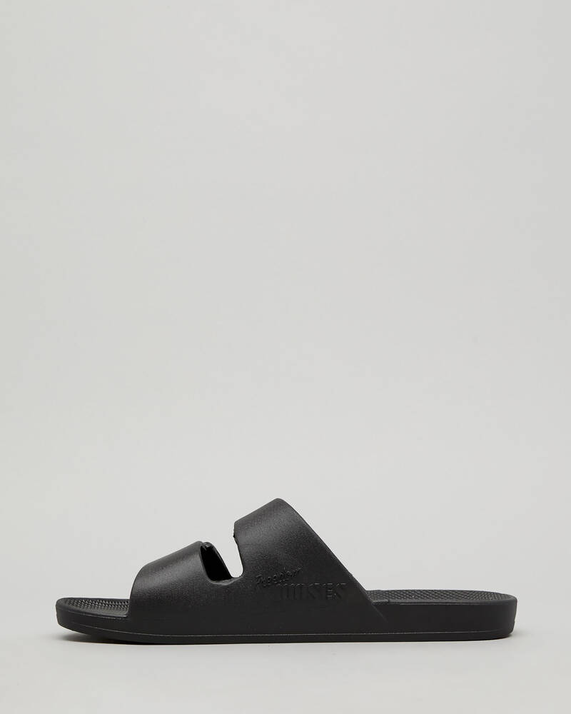 Freedom Moses Black Sandals for Mens