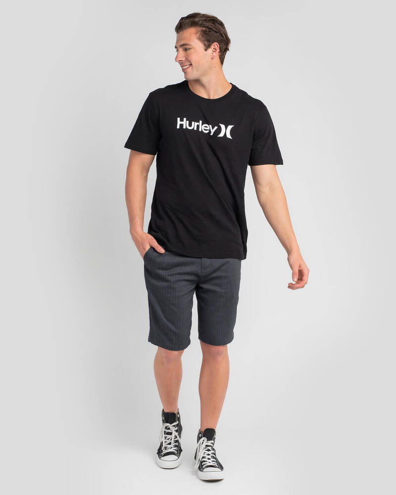 Hurley Blacksuits Stretch Chino 21" Walk Shorts for Mens
