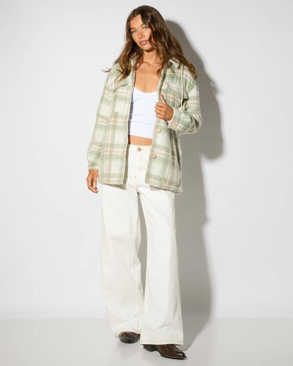Mooloola Flynn Hooded Shacket for Womens