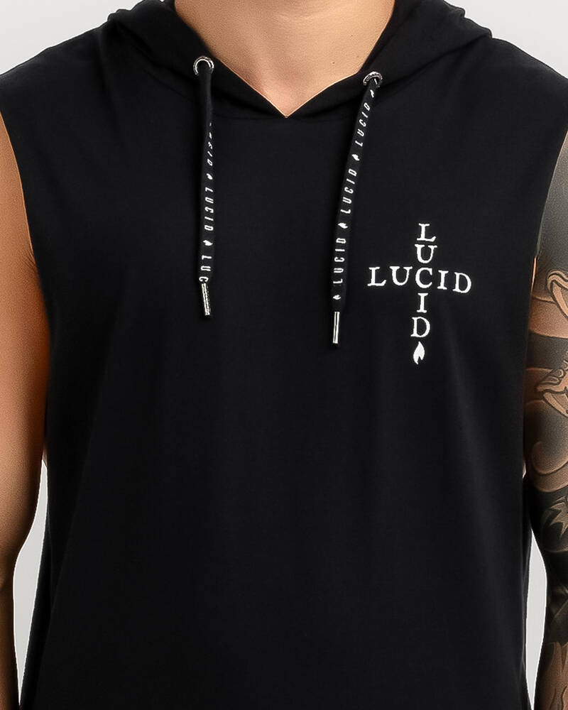 Lucid Monarch Hooded Muscle Tank for Mens