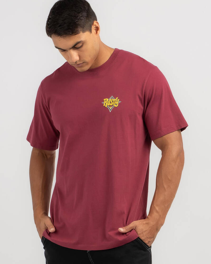 Rusty Twisted Diamond T-Shirt for Mens