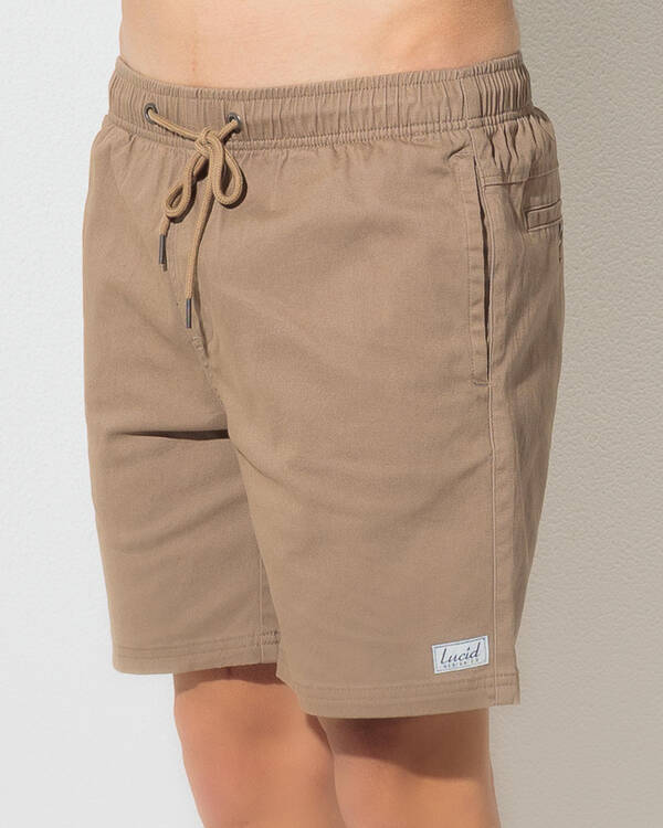 Lucid Metro Elastic Waist Shorts for Mens