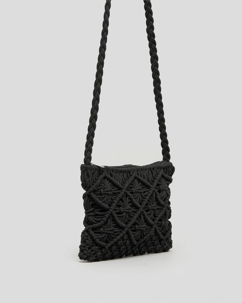 Mooloola Freeda Macrame Crossbody Bag for Womens