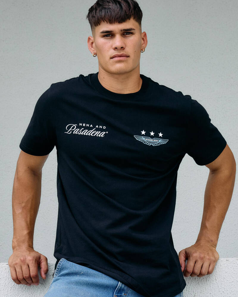 Nena & Pasadena Pledge Dual Curve T-Shirt for Mens