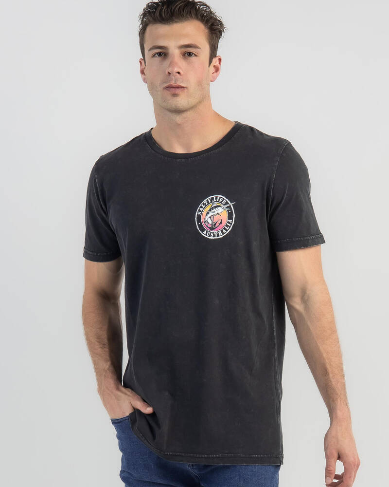 Salty Life Reflections T-Shirt for Mens