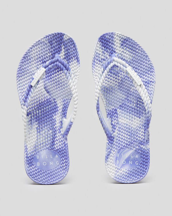 Billabong Girls' Kicks Marble Thongs for Womens