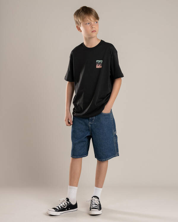 Billabong Boys' Crayon Wave T-Shirt for Mens