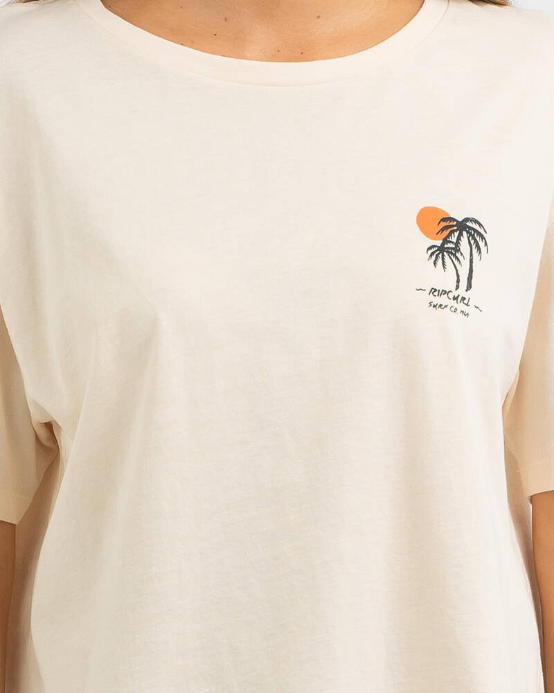 Rip Curl Tropic Sun Cropped T-Shirt for Womens