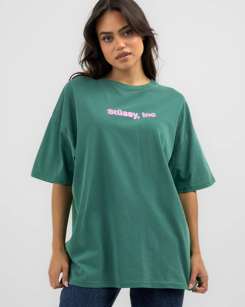 Stussy Wiki Relaxed T-Shirt for Womens