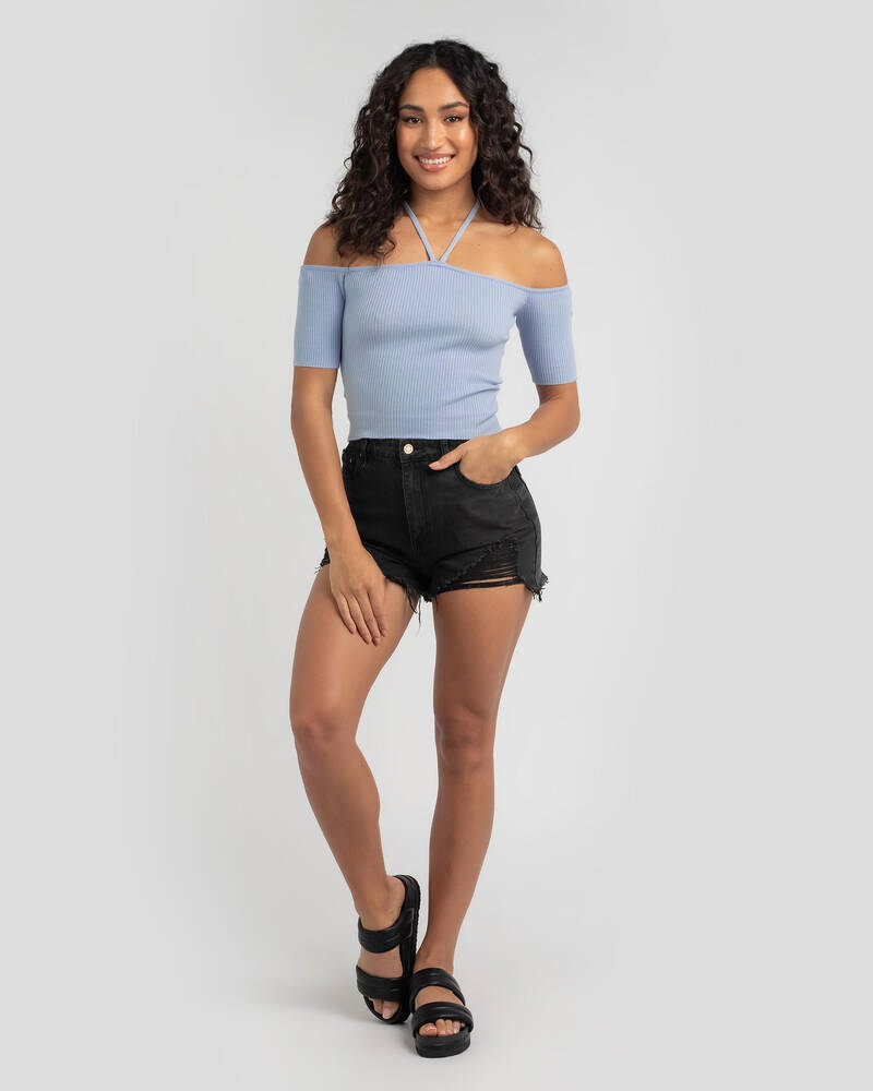 Mooloola Short Stories Knit Top for Womens