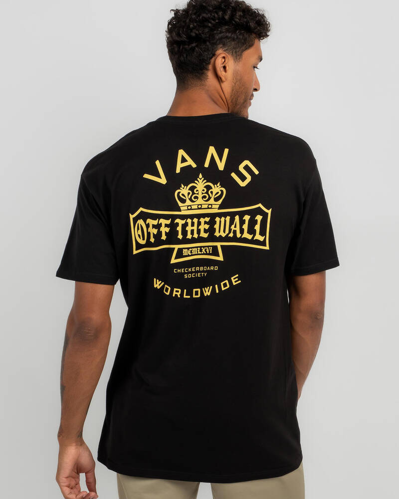 Vans Checkerboard Society T-Shirt for Mens