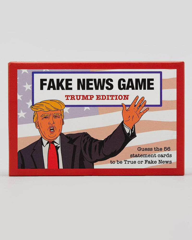 Get It Now Fake News Trump Edition Game for Unisex