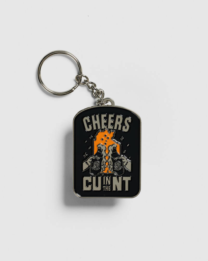 CU in the NT Cheers Keyring for Mens