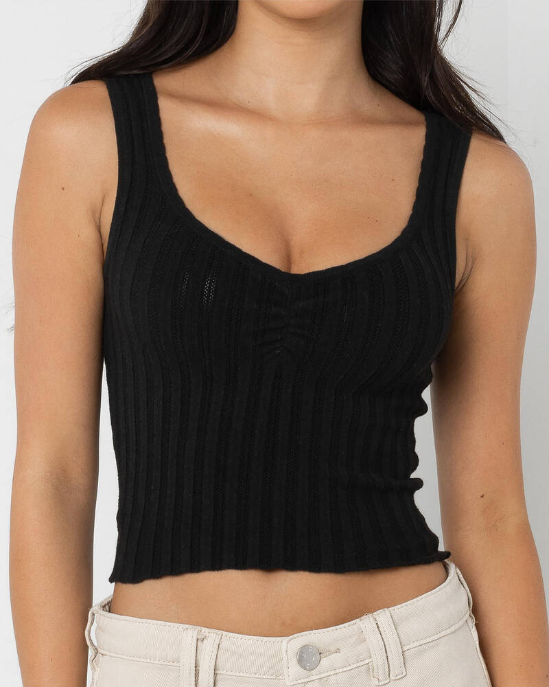 Ava And Ever Harley Pointelle Top for Womens