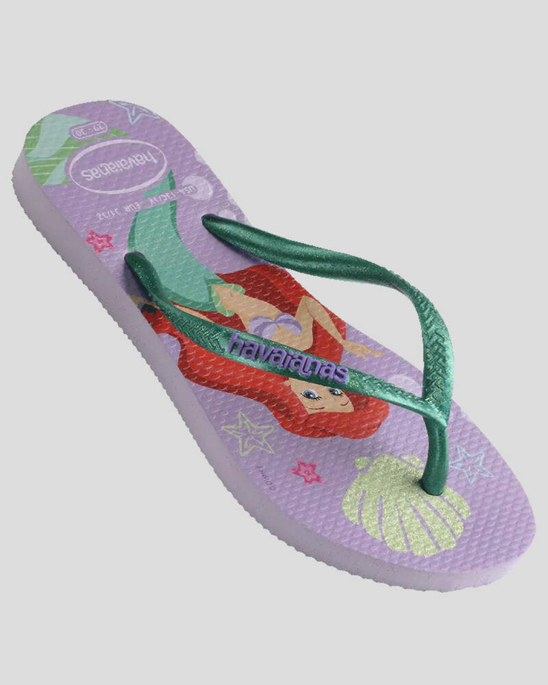 Havaianas Kids' Slim Princess Ariel Thongs for Womens