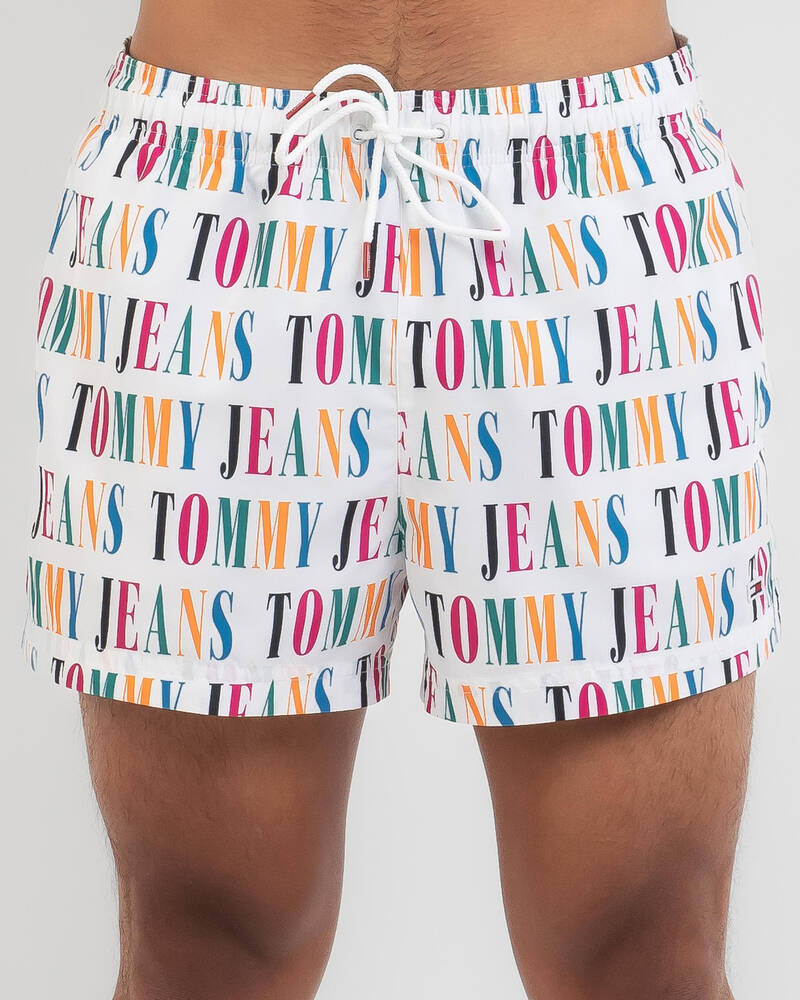 Tommy Hilfiger Solid Print Drawstring Shorts for Mens