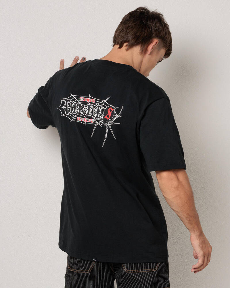 Thrills Web Of Deceit Oversize Fit T-Shirt for Mens