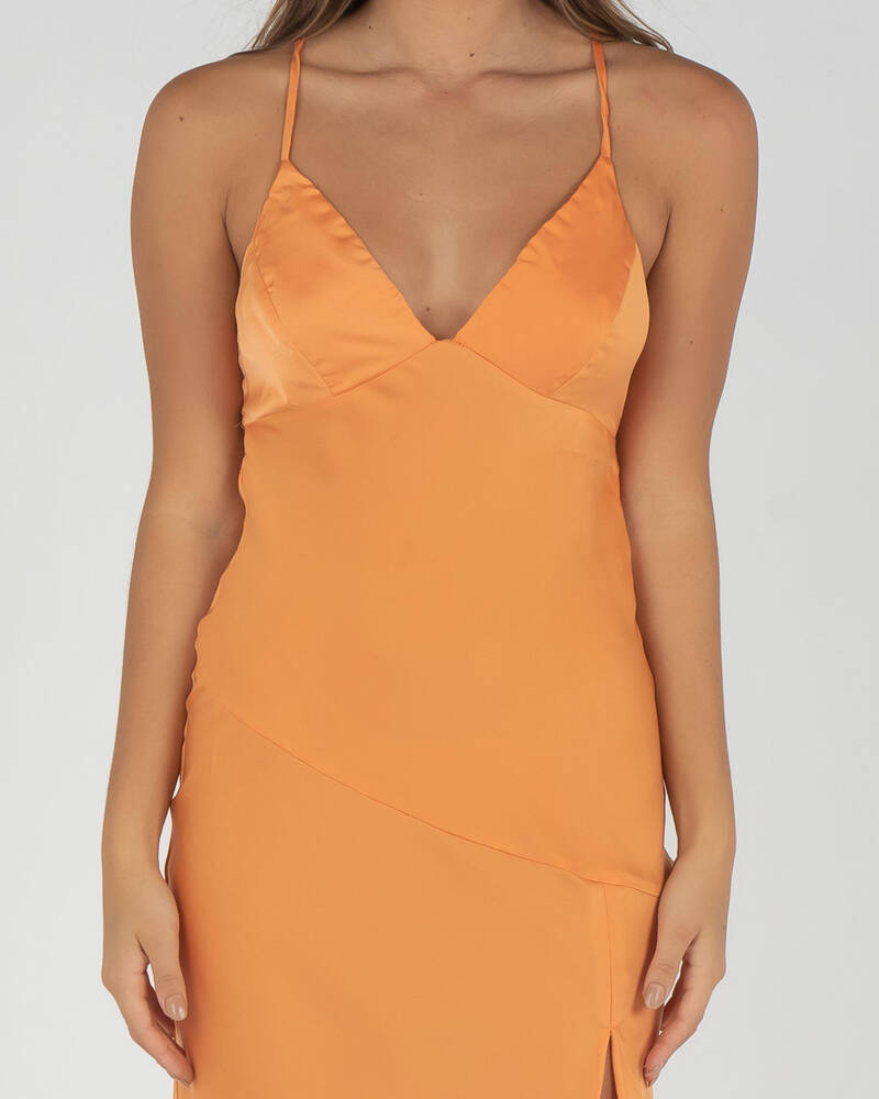 Morning Mist Castle Midi Dress for Womens