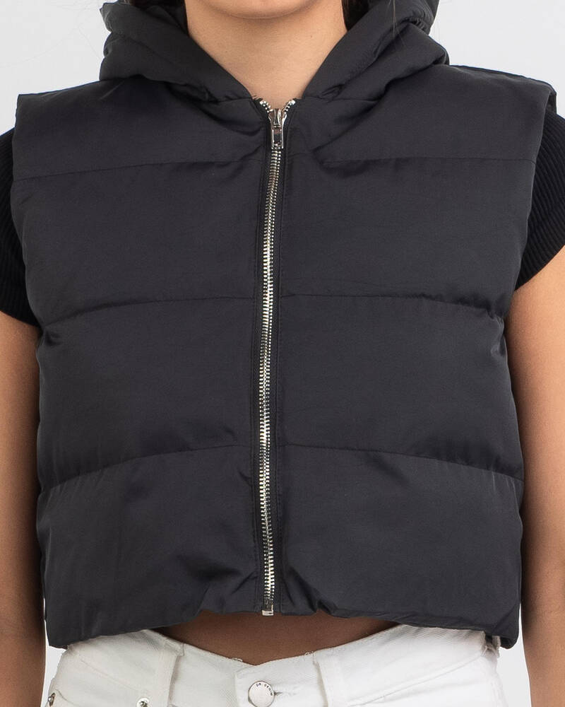 Luvalot Obsessed With Me Puffer Vest for Womens