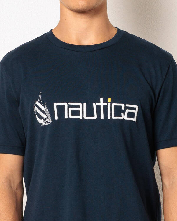 NAUTICA Lowercase Logo T-Shirt for Mens