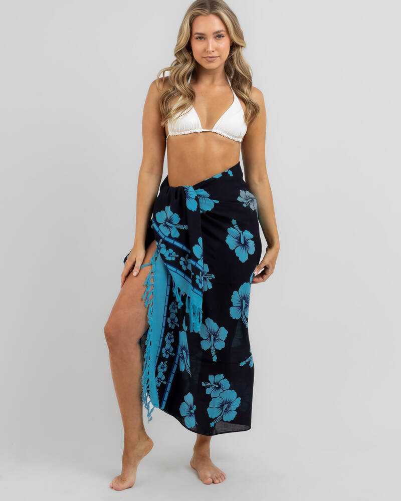Topanga Hibiscus Sarong for Womens