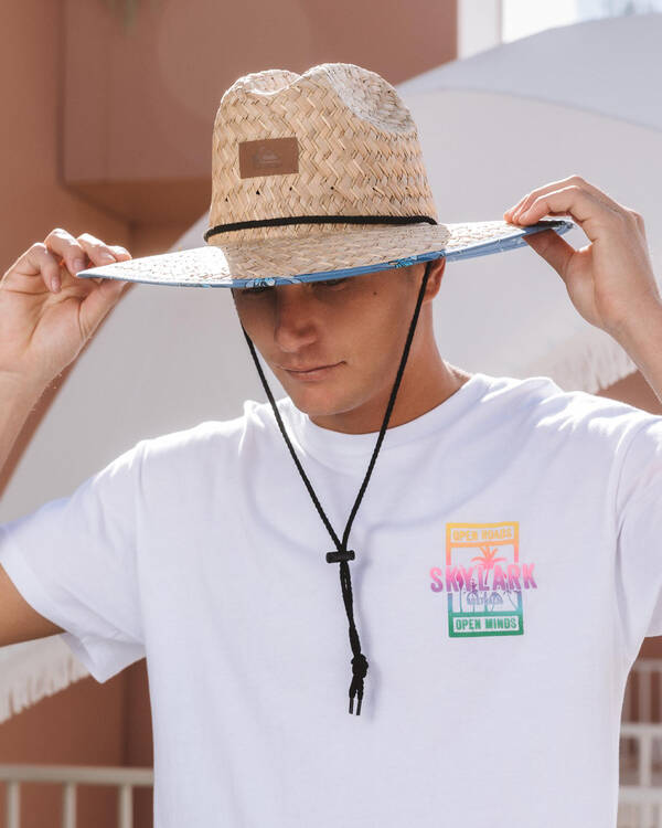 Pierside Print Straw Hat