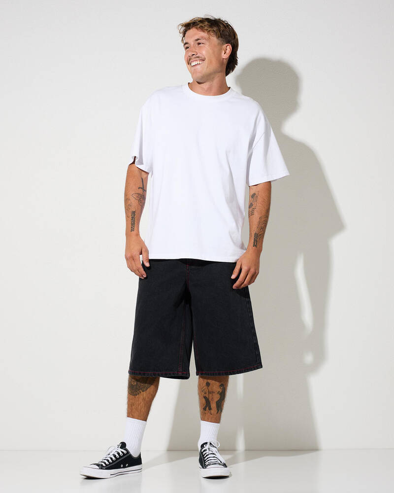 RVCA Dayshift Baggy Denim Shorts for Mens