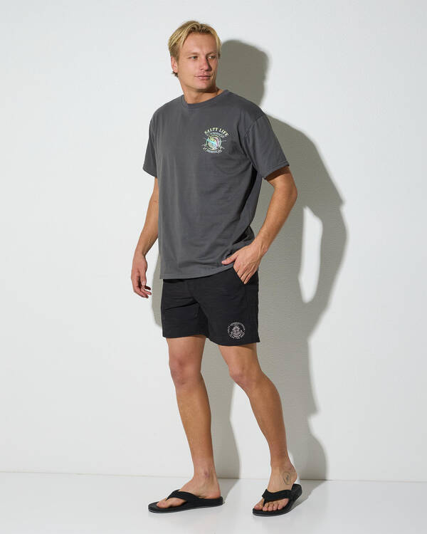 Salty Life Fairlead Elastic Waist Shorts for Mens