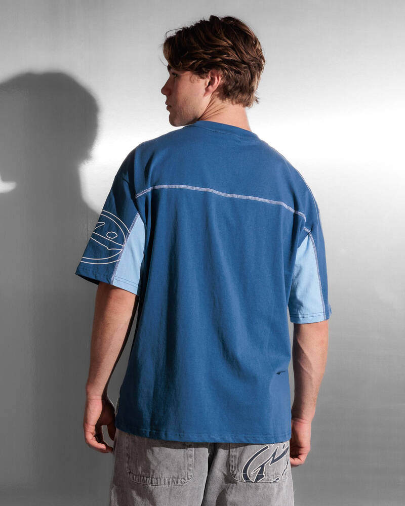 Rusty Cyberwave Short Sleeve T-Shirt for Mens