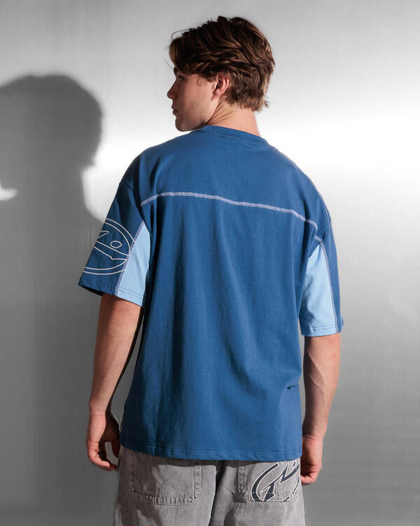 Rusty Cyberwave Short Sleeve T-Shirt for Mens