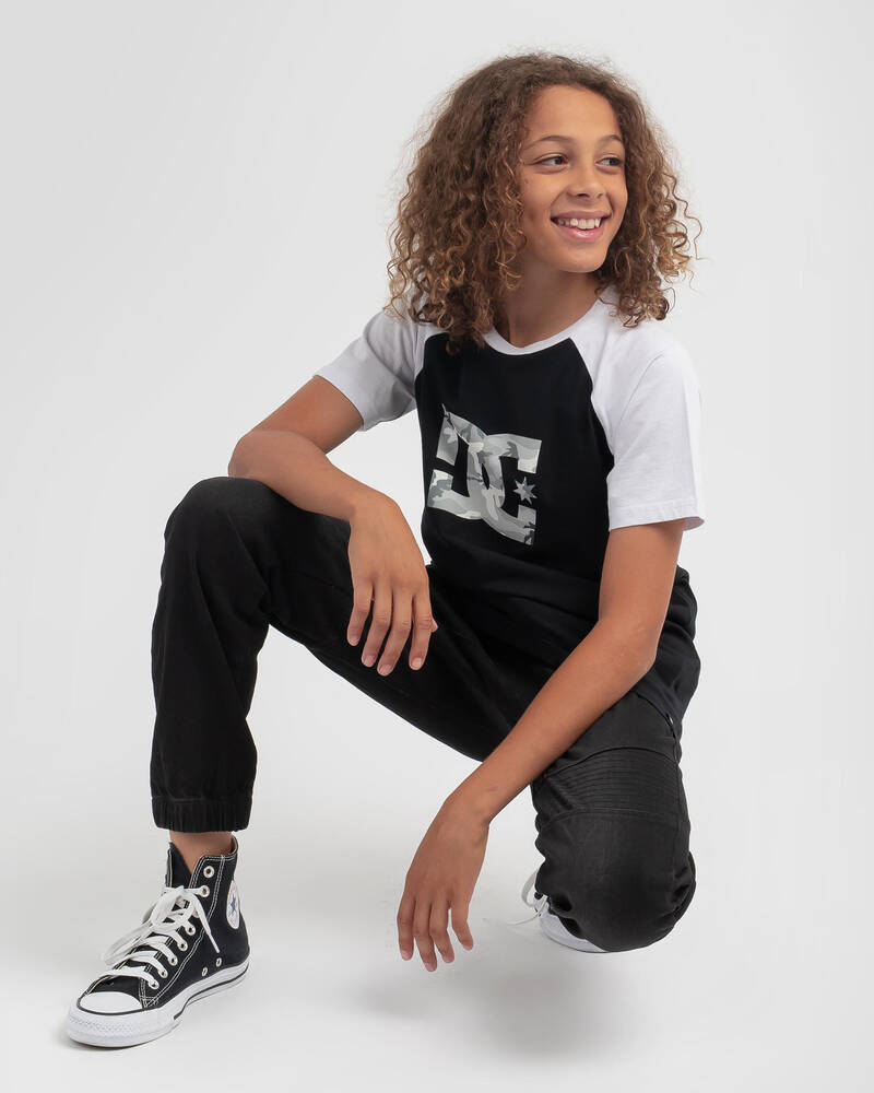 DC Shoes Boys' Star Raglan T-Shirt for Mens image number null