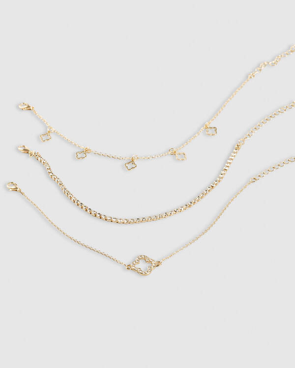 Baby Clover Charm Anklet Pack