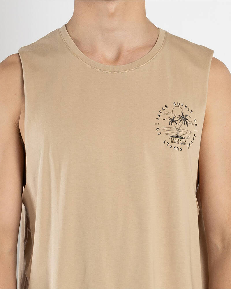 Jacks Find Paradise Muscle Tank for Mens