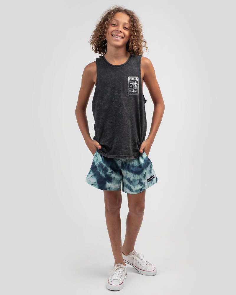Quiksilver Boys' Mystic Session Beach Shorts for Mens